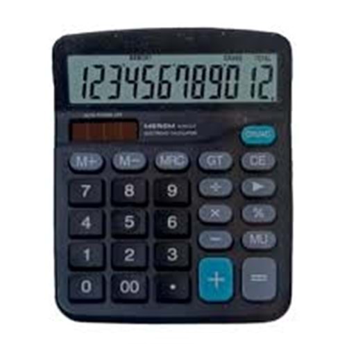 MESEM 837 12 HANELI KUCUK HESAP MAKINESI