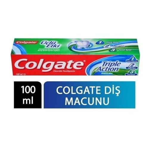 COLGATE DIS MACUNU UCLU ETKI 100 ML AILE BOYU (12)