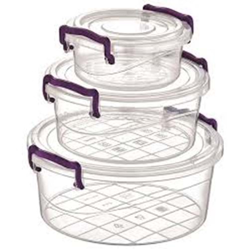 CANKAYA 2071 3 LU YUVARLAK SAKLAMA KABI