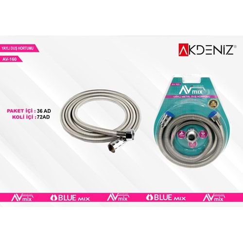 AKDENIZ AV-160 DUS HORTUMU YAYLI METAL AVMIX