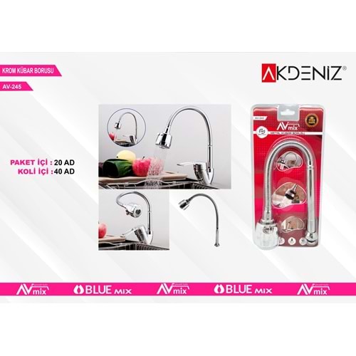 AKDENIZ METAL KUBAR BORUSU AV-245