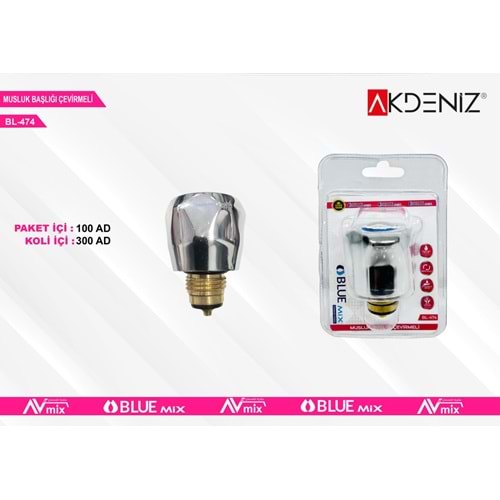 AKDENIZ MUSLUK BASLIGI NORMAL BL-474