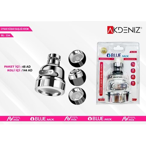 AKDENIZ BL-334 KUBAR BASLIGI KROM OYNAR