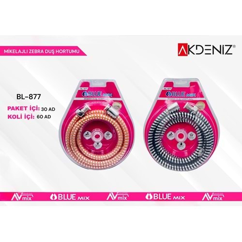 AKDENIZ BL-877 DUS HORTUMU MIKELAJLI ZEBRA