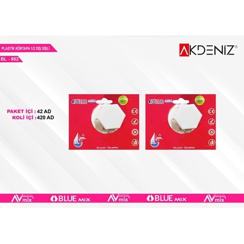 AKDENIZ BL-952 PLASTIK KOR TAPA