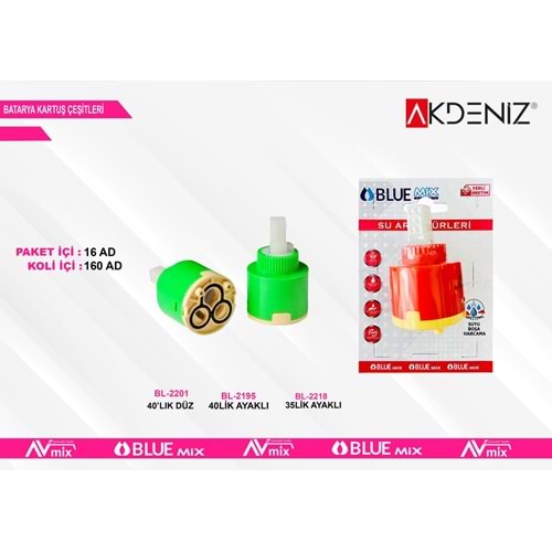 AKDENIZ BL-2195 BATARYA KARTUS 40 LIK AYAKLI