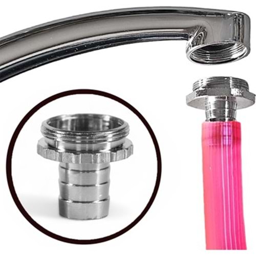 AKDENIZ BL-2317 KARTLI MUSLUK UCU 1/2 METAL DISTAN DISLI