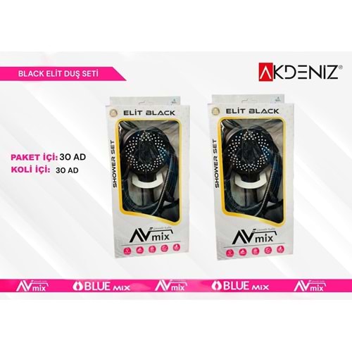 AKDENIZ ELIT BLACK DUS SETI AV-246