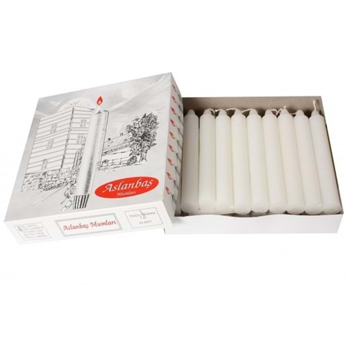 ASLANBAS-GUL-CINAR BEYAZ MUM 20 LI