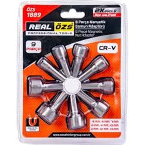 REAL OZS 1889 9 PARCA MANYETIK SOMUN ADAPTORU