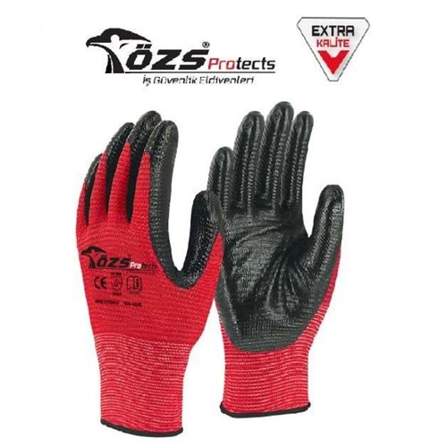 REAL OZS 8897/8898 ZEBRA KIRMIZI ISCI ELDIVENI