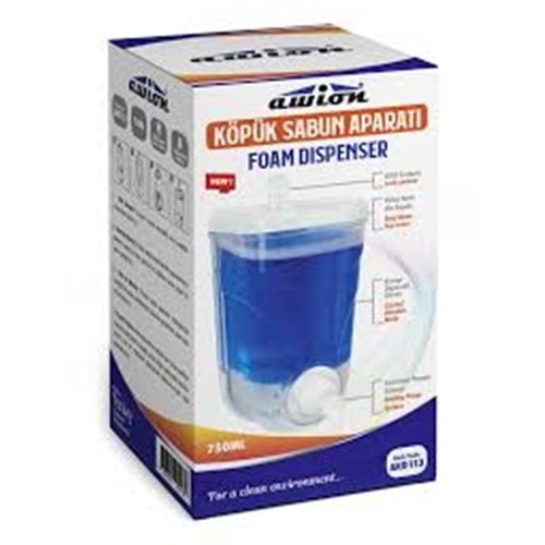AWION KOPUK SABUN APARATI SEFFAF 750 ML AKD113