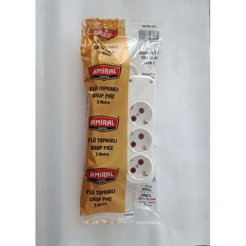 AMIRAL A03300 3 LU G.PRIZ 3 MT TOPRAKLI