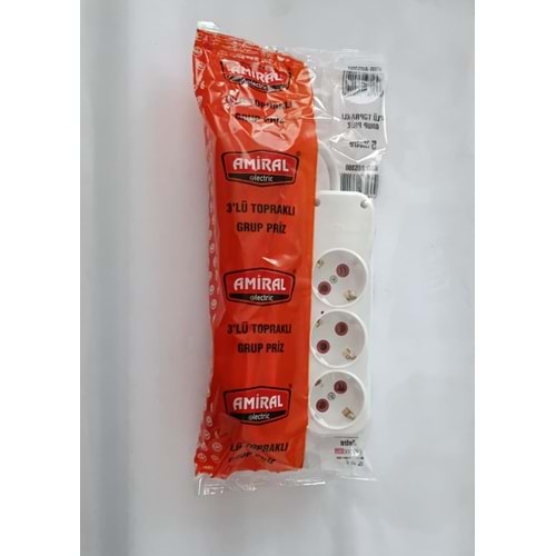 AMIRAL A05300 3 LU G.PRIZ 5 MT TOPRAKLI