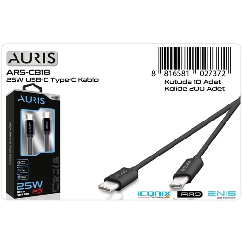 AURIS ARS-CB18 25 WAT TYPE-C KABLO