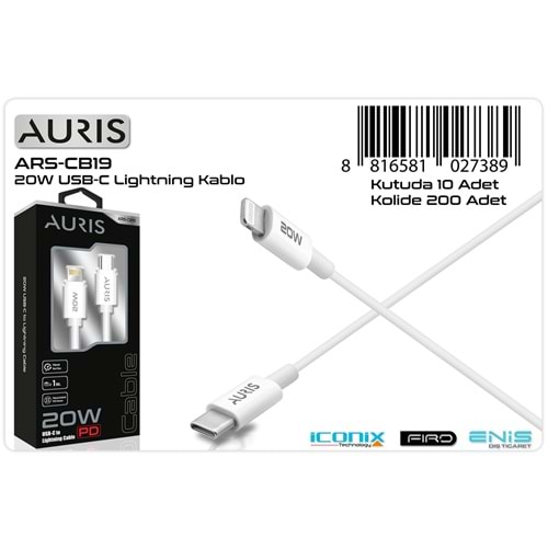 AURIS ARS-CB19 20 WAT IHONE KABLO