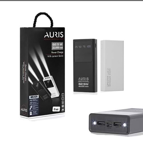 AURIS ARS-K29 22.000 MAH POWERBANK FENERLI