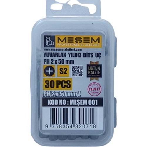 MESEM 001 PH 2X50 MM YILDIZ BITS UC