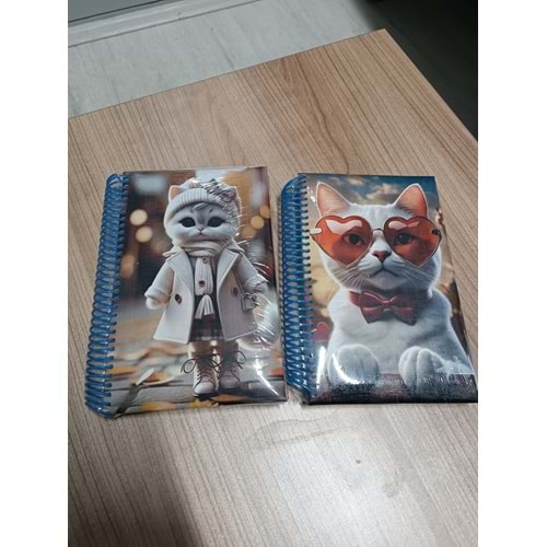 MERCAN 13X21 SPRALLI DEFTER DIJITAL BASKILI