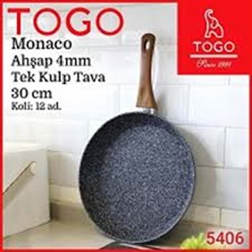TOGO 5406 235 MONACO AHSAP 4 MM 30 CM TEK KULP TAVA (12)