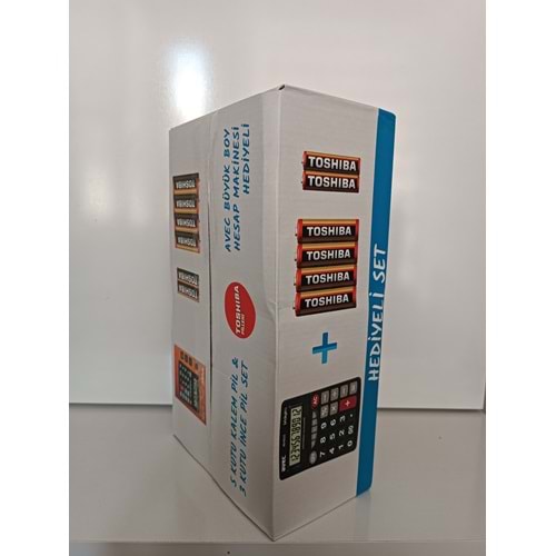 TOSHIBA PIL SETI 320AD PIL+HESAP MAKINE HEDIYELI