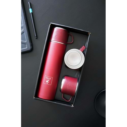 TOGO 5607 FELLER 500 ML 3 BARDAKLI CELIK TERMOS (24)