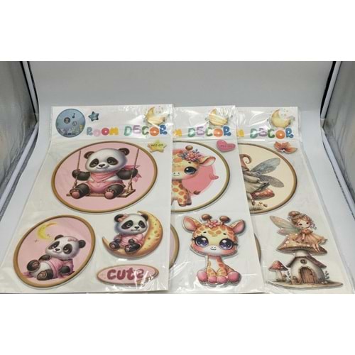 REAL SAHIN 1354 KABARTMALI BUYUK STICKER BUYUK BOY