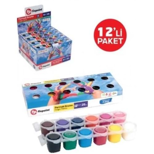 FIXPOINT P-0912 PARMAK BOYA 12 RENK (6)