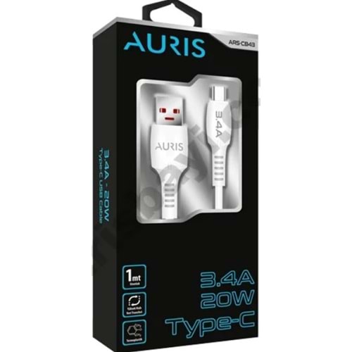 AURIS ARS-CB43 3.4A TYPE-C KABLO