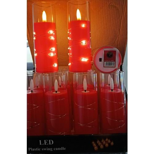 REAL SAHIN 1463 LED MUM KIRMIZI (12)