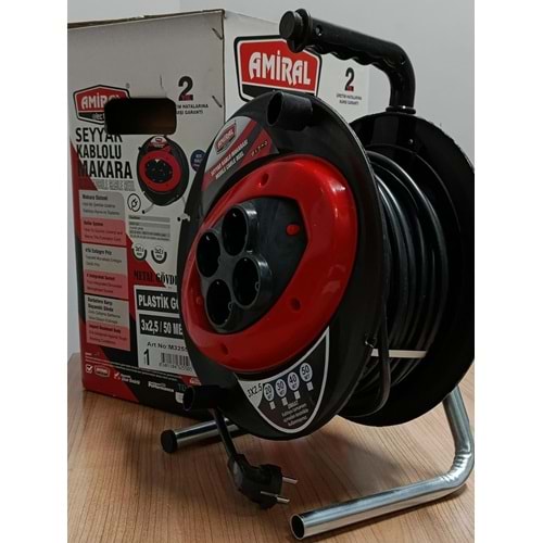 AMIRAL M32550 50MT SEYYAR KABLOLU MAKARA