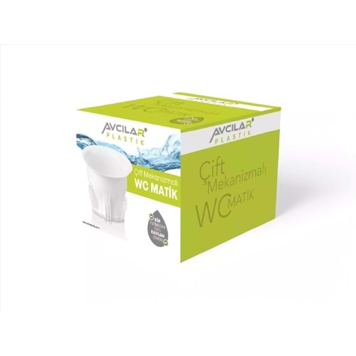 AVCILAR AV-012 WC MATIK CIFT KAPAK KUTULU