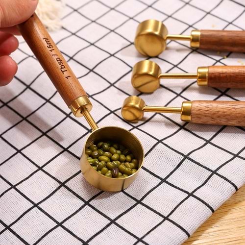 TOGO 5724 HURREM GOLD 4 LU KUCUK OLCU KASIGI SETI