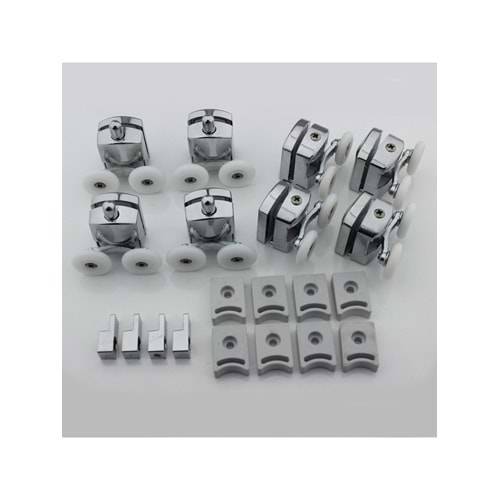 AKDENIZ BL-2119 DUSAKABIN TEKERI KROM CIFTLI