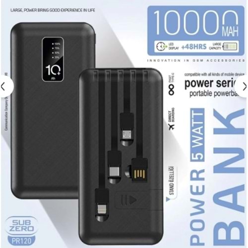 SUBZERO PR120 10.000MH POWERBANK