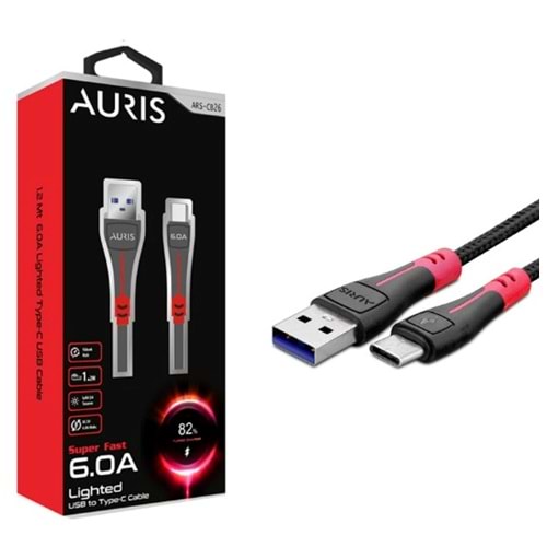 AURIS CB26 TYPE-C ISIKLI KABLO