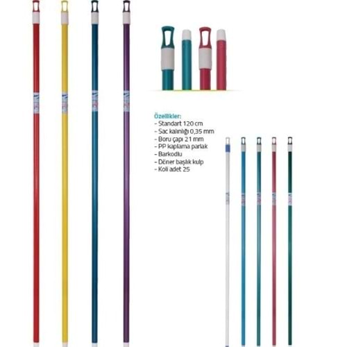 KARAKAYA KAPPRO CIZGILI METAL FIRCA SAPI 120 CM