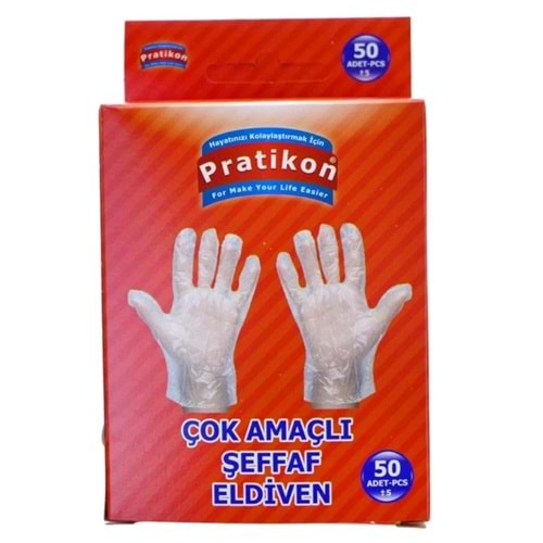 PRATIKON 50 LI SEFFAF POSET ELDIVEN(20)