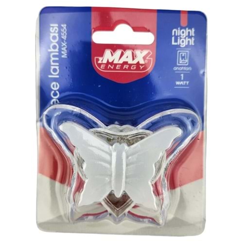 ZMAX ENERGY 4554 GECE LAMBASI KELEBEK KRISTAL (40)