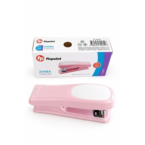 FIXPOINT P-4529 ZIMBA MAKINESI 24/6 PASTEL RENKLER (12)