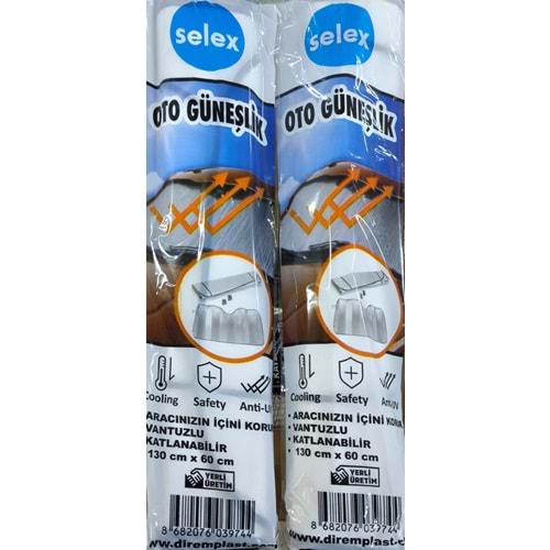 SELEX EKO OTO GUNESLIK 130*60CM (50)
