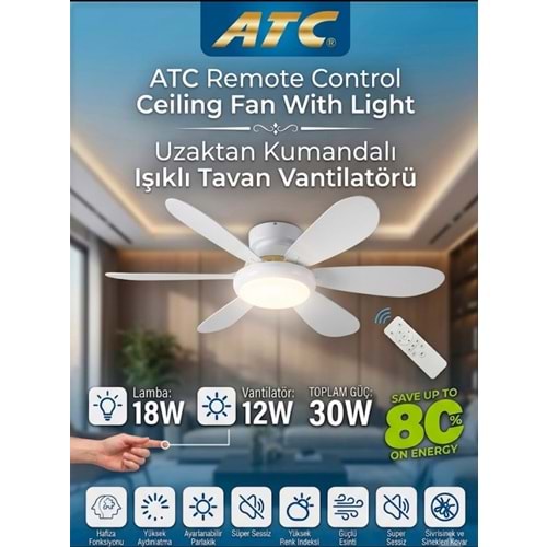 ATC 180 WAT VANTILATOR LED AMPUL (20)