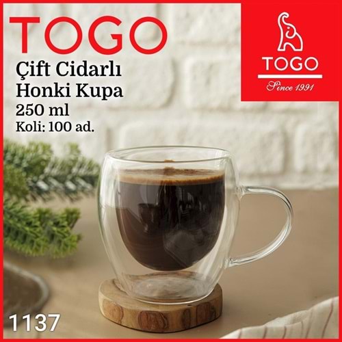 TOGO 1137 CIDARLI HONKI KUPA 250 ML (100)