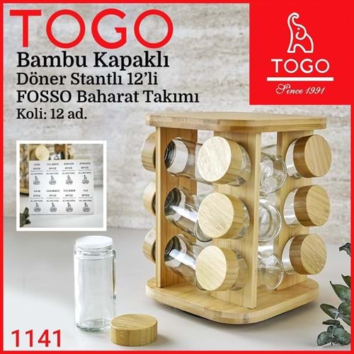 TOGO 1141 BAMBU KAPAKLI DONER STANT FOSSO BAHARAT TAKIM 12'LI (12)