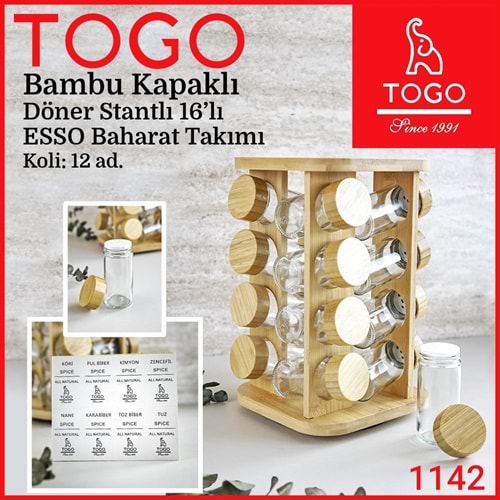TOGO 1142 BAMBU KAPAKLI DONER STANT ESSO BAHARAT TAKIM 16'LI (12)