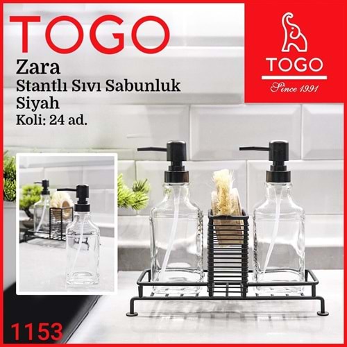 TOGO 1153 STANDLI ZARA SIVI SABUNLUK SIYAH (24)