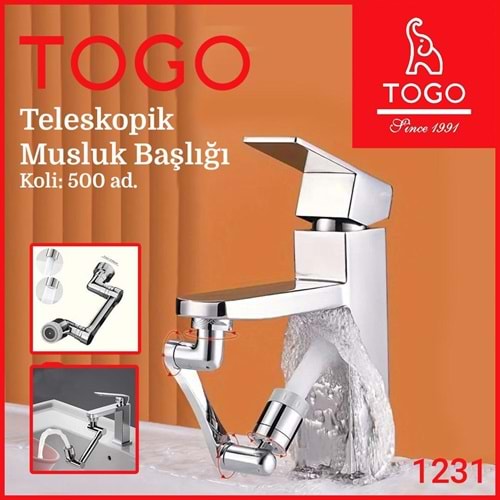TOGO 1131-H TELESKOPIK MUSLUK BASI (500)
