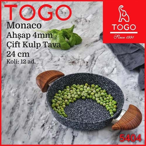 TOGO 5404 243 MONACO AHSAP 4 MM 24 CM CIFT KULP TAVA (12)