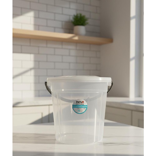 INOVA HOME INV0083 DAMLA 10 LT KOVA KAPAKLI ÞEFFAF x20x