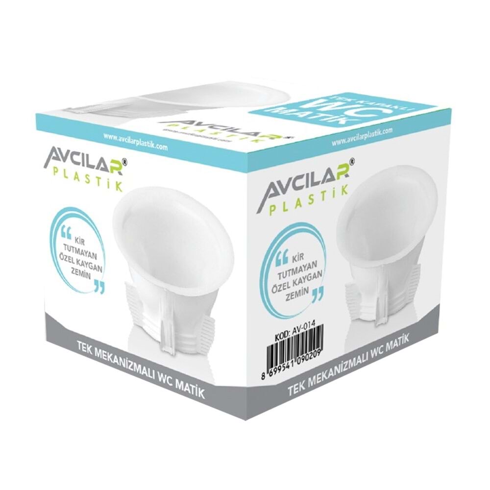 AVCILAR AV-014 WC MATIK TEK KAPAKLI KUTULU ()